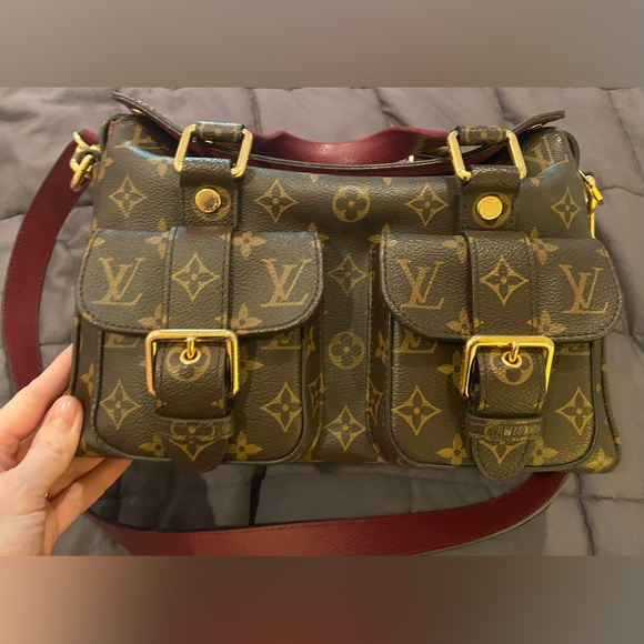 Louis Vuitton Manhattan NM in Raisin EUC - Picture 2 of 14